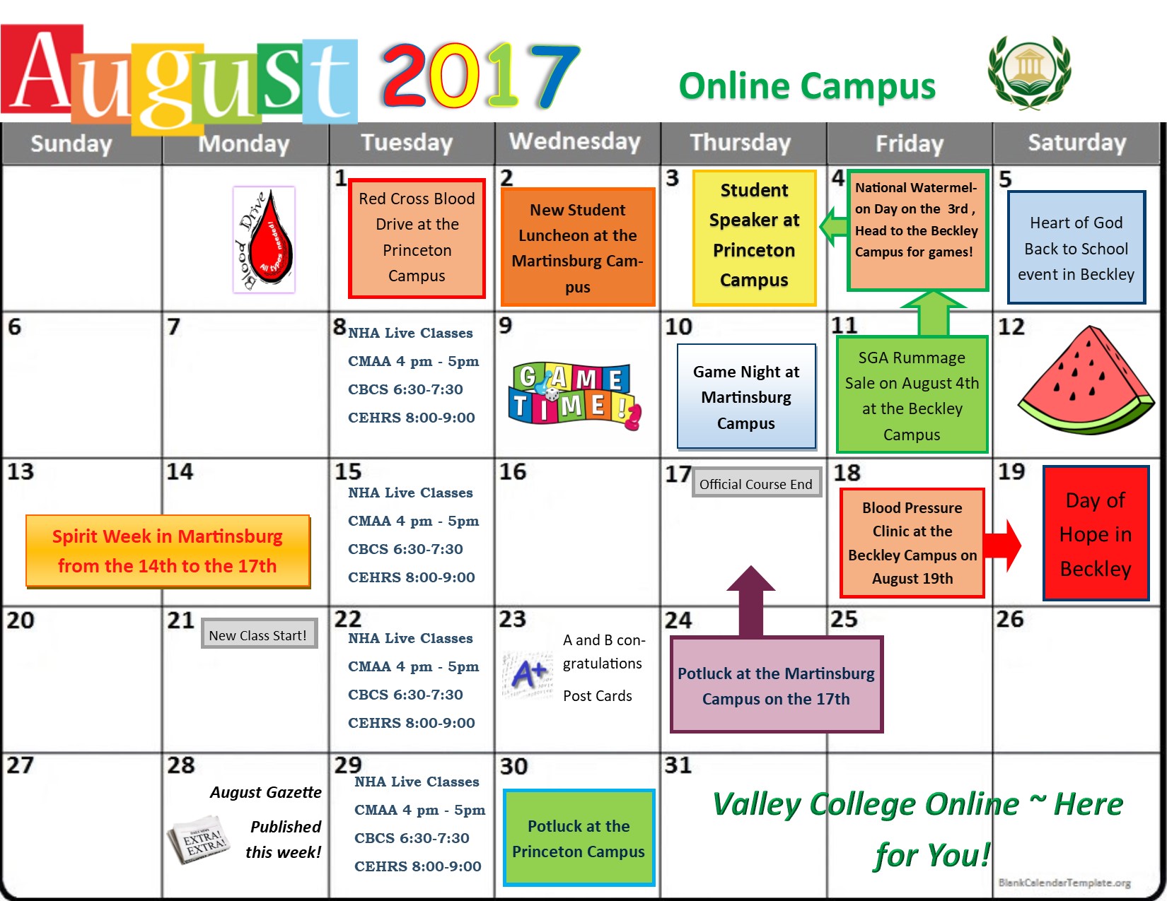Attachment Academic Calendar - August 2017 .jpg