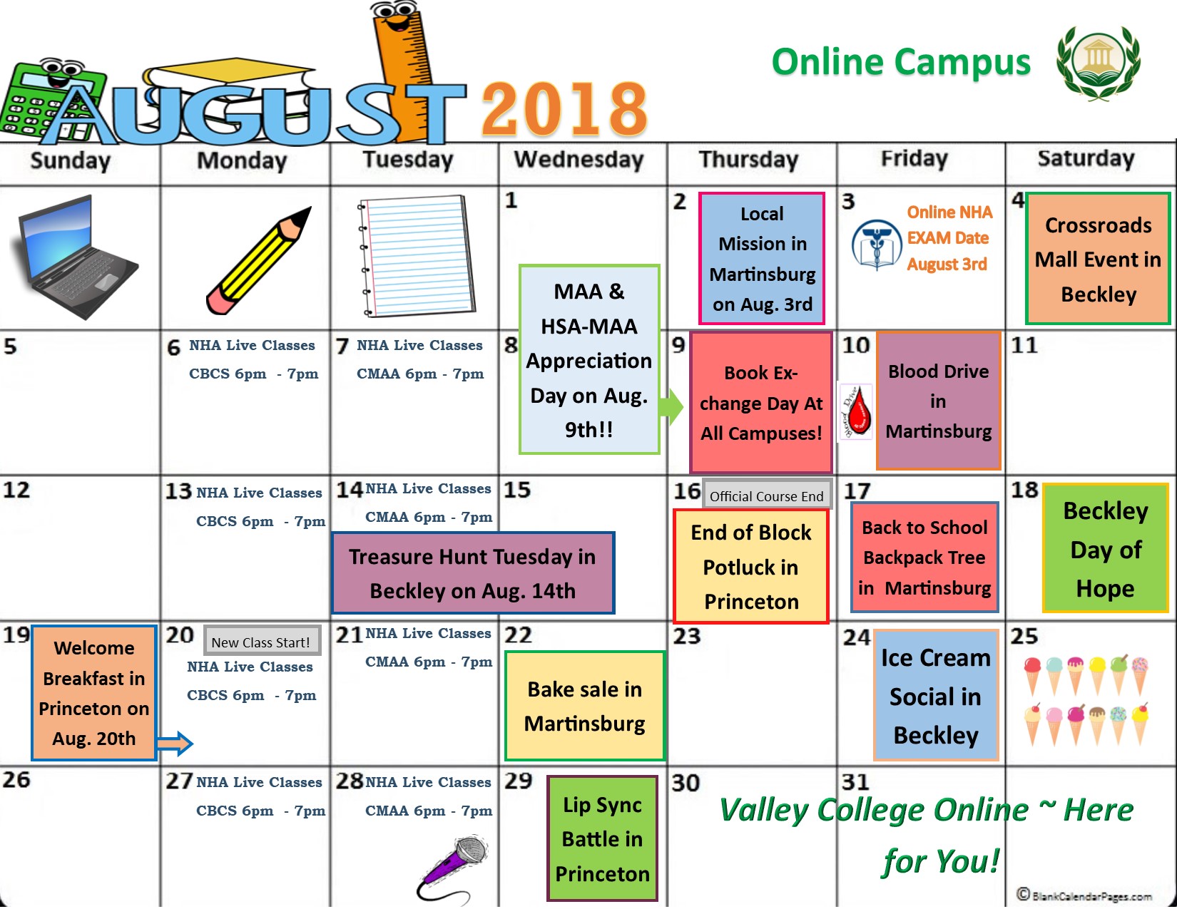 Attachment Academic Calendar - August 2018.jpg