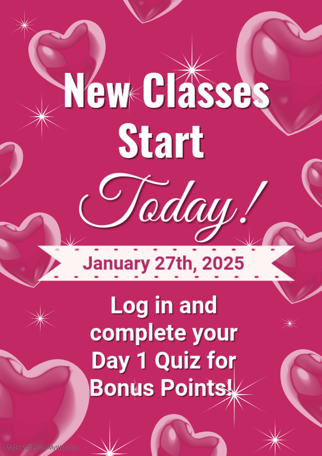 Valentines Class Start