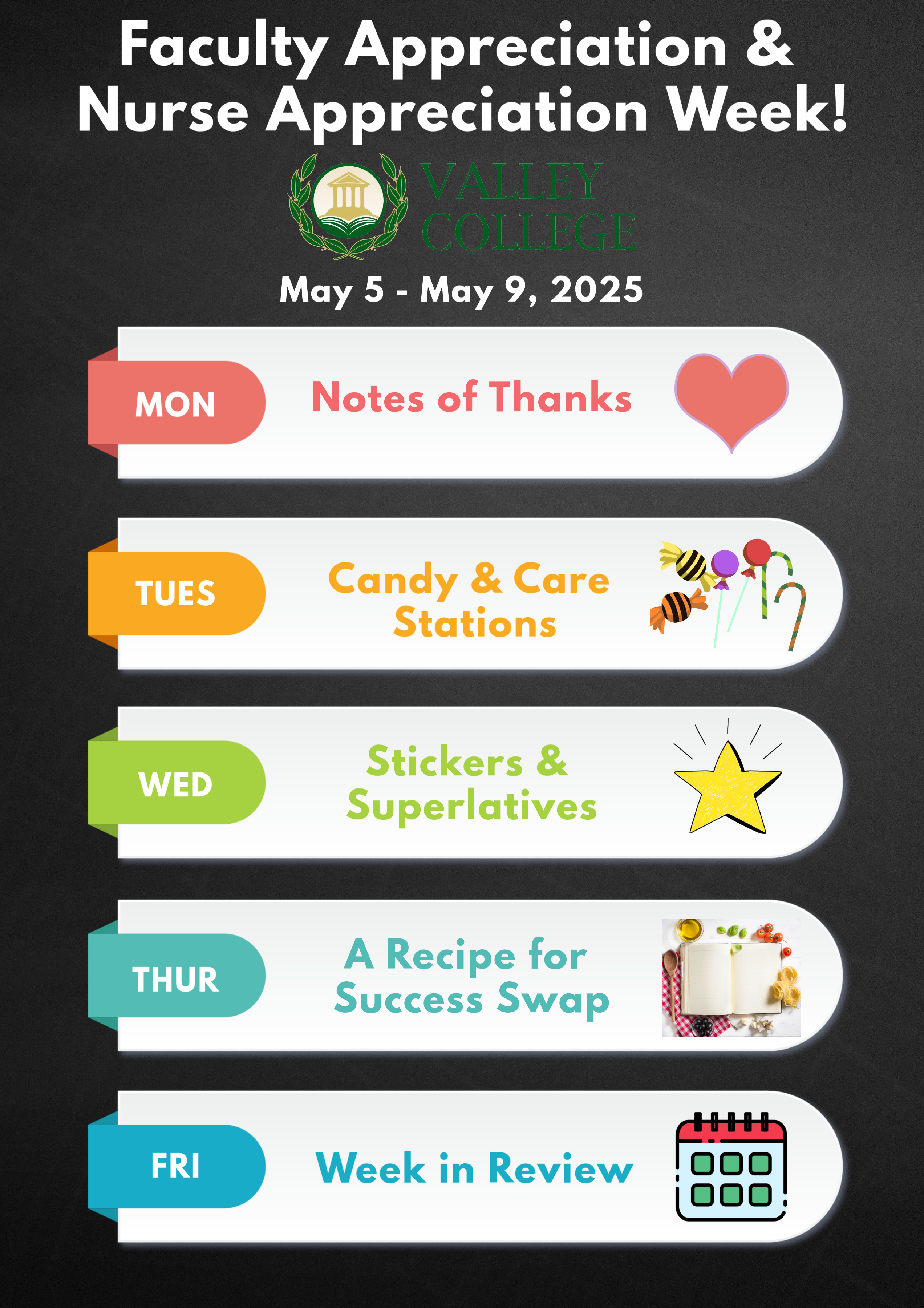 Faculty appreciation week