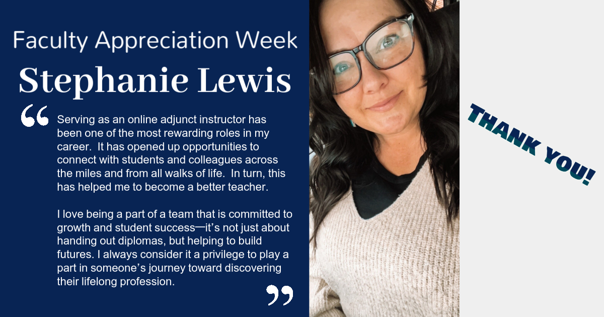 Meet Your Instructor - Stephanie Lewis
