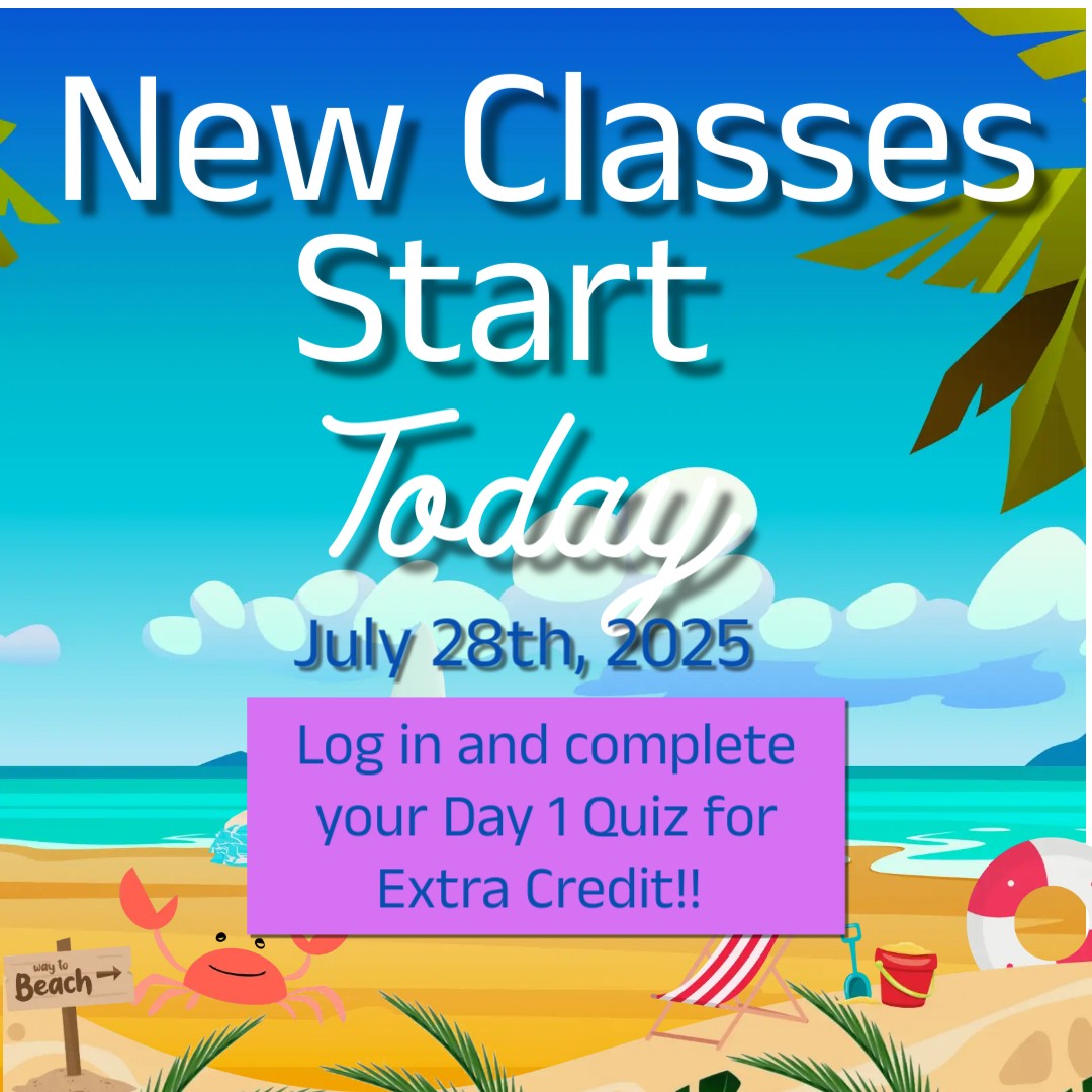 New classes start today with beach theme