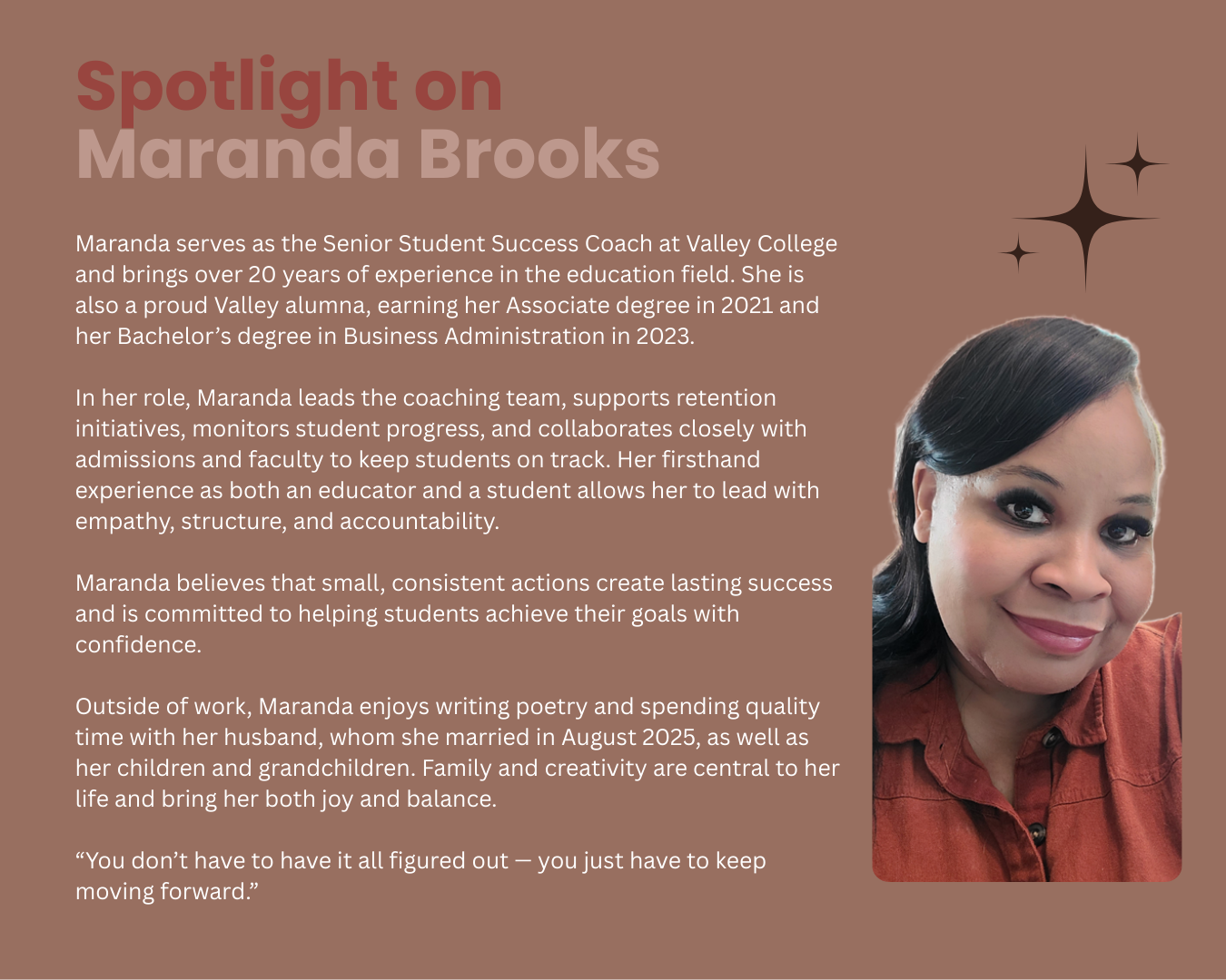 Coach Spotlight of Maranda Brooks